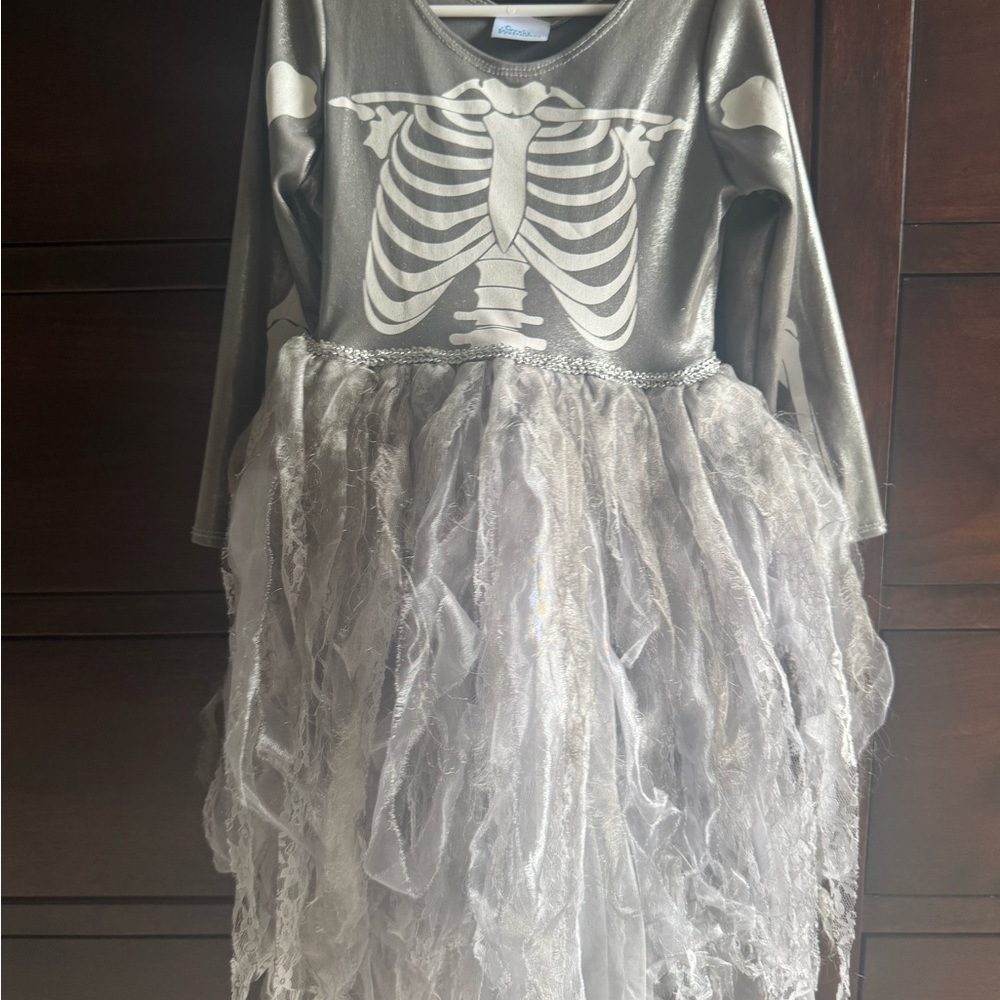 Kids Skeleton Costume with Tulle Skirt